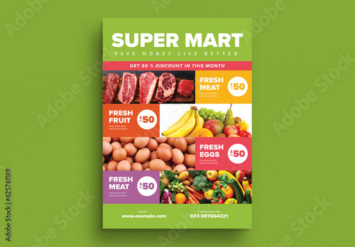 Modern Simple Market Product Flyer (ID: 625761169)