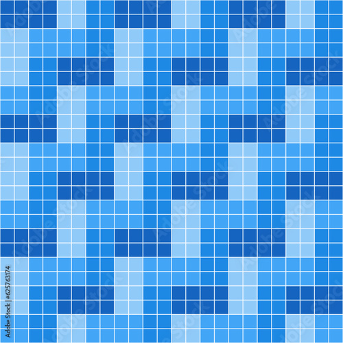 Blue tile background, Mosaic tile background, Tile background, Seamless pattern, Mosaic seamless pattern, Mosaic tiles texture or background. Bathroom wall tiles, swimming pool tiles.