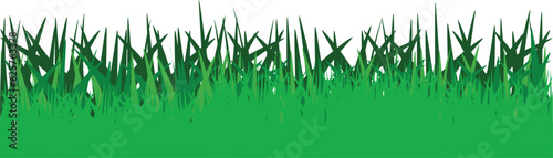 green grass on white background . the idea for picnic football field ,golf ,lawn