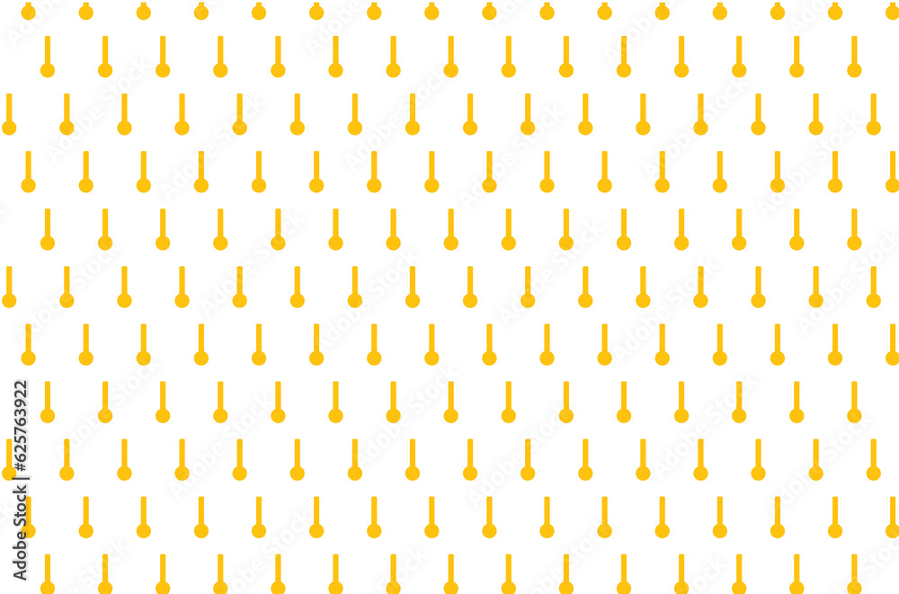 Digital png illustration of yellow shapes pattern on transparent background