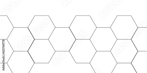 Background with hexagons . Abstract background with lines . white texture background . hexagon abstract background. Surface polygon pattern with glowing hexagon paper texture and futuristic business.
