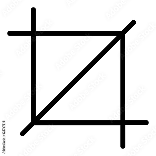 crop tool icon