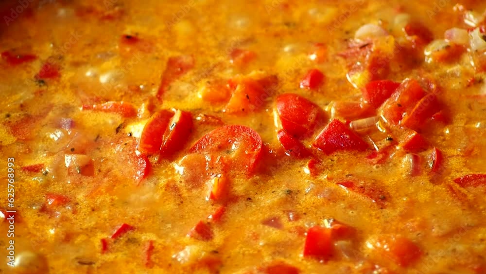Cooking sauce for pasta in pan, in door Chiangmai Thailand. Cooking sauce for pasta in pan, in door Chiangmai Thailand.