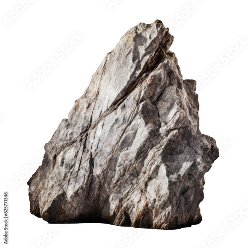 rock isolated on transparent background cutout