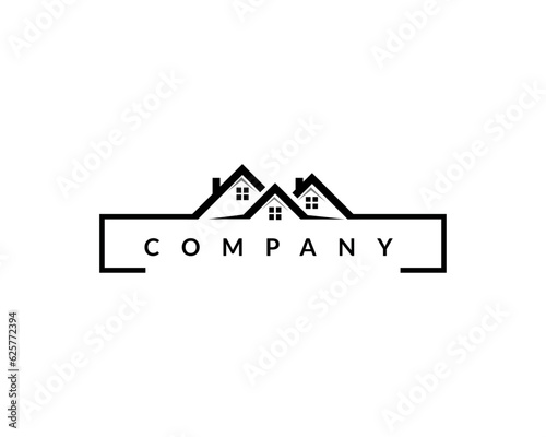 Modern Real Estate logo design 