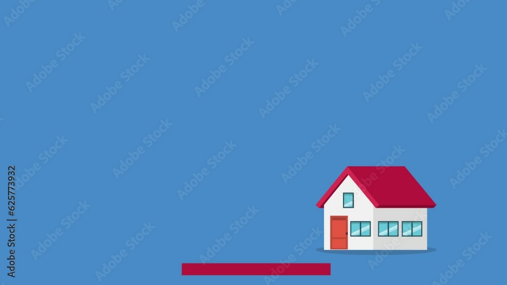 custom made wallpaper toronto digitalHouse locked in inside the cage. Mortgage dept. Real estate concept.