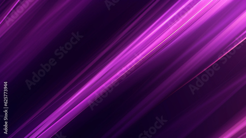 Abstract purple background with diagonal light lines