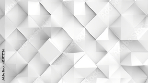 Abstract white geometric shapes background