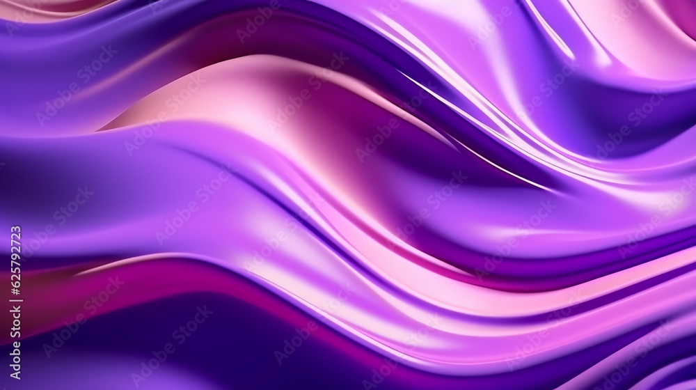 Naklejka premium wallpaper abstrack organic liquid ilustration purple
