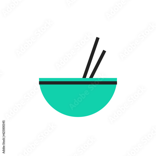 chopsticks and bowl