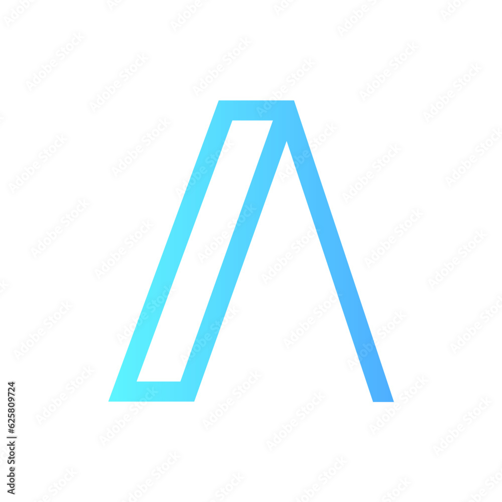 Monogram design vector logo. Monogram initial letter mark A logo design. Monogram design vector logo. Monogram initial letter mark A logo design simple A monogram