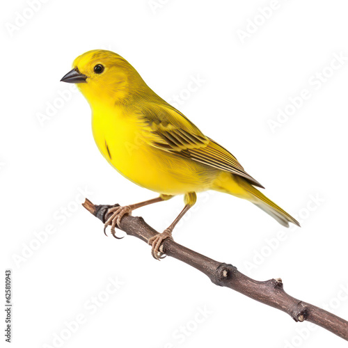 yellow bird on a branch