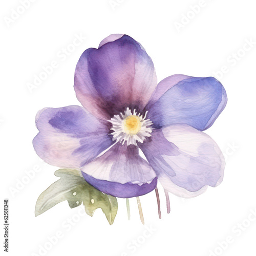 flower botanical watercolor art © SaraY Studio 