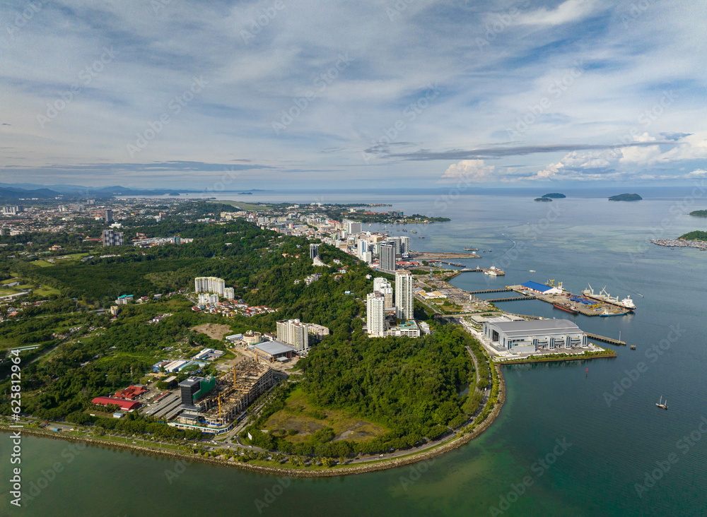 Kota Kinabalu is the state capital of Sabah, Malaysia. Borneo.