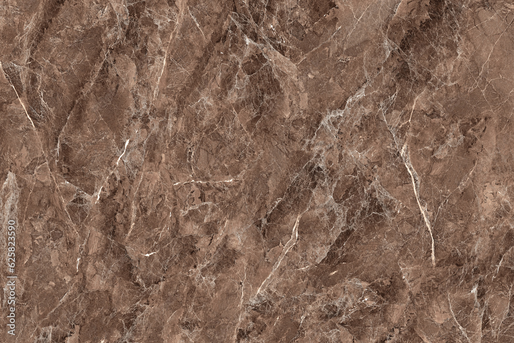 New Emperador Coffee Brown Texture of Marble Background, Natural pattern for granite slab ceramic tile, Sandy surface with white veins, Glittering crackle stone wall texture, Crystal bright stone