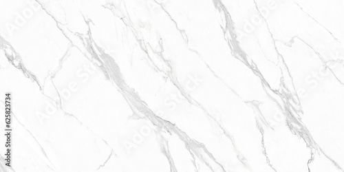 White Statuario Marble with Grey Veins, Used for Interior Kitchen or Bathroom Design, Ceramic Digital Printed tile, Natural Pattern Texture Background, Polished Finish with Soft Polished Surface