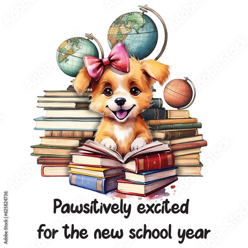 Funny Back To School Animals Sublimation © Ha