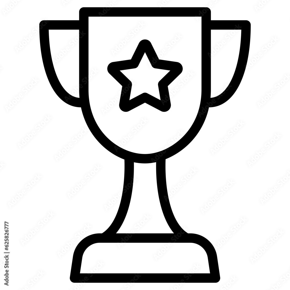 Award icon, winner, trophy, vector outline icons. Award icon, winner, trophy, vector outline icons.