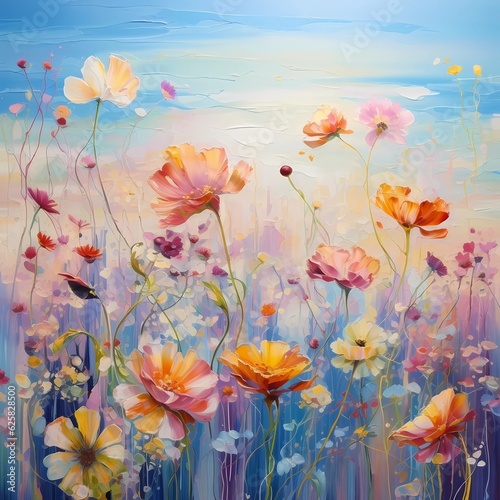 Discover the joy of blooming art with serene flower paintings. Explore our captivating illustrations for a vibrant and peaceful experience. 🌺🎨  FlowerPainting  ArtisticBliss © Chanuka