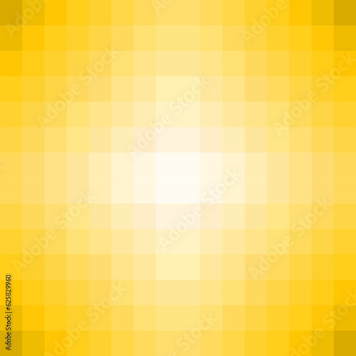 Abstraktes Mosaik Muster mit Farbverlauf gelb orange