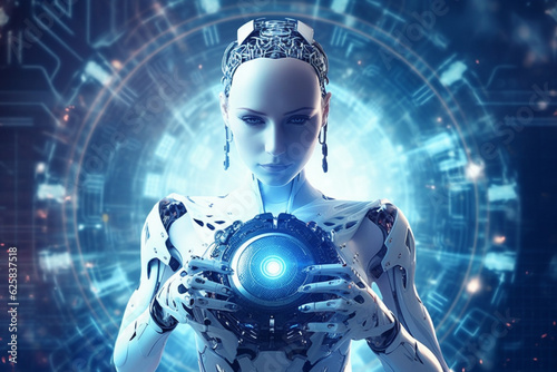 Artificial Intelligence, Technology, Robot, Futuristic, Data Science, Data Analytics, Quantum Computing © alisaaa