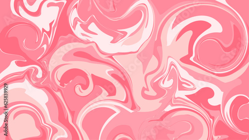 濃いピンクのマーブル模様