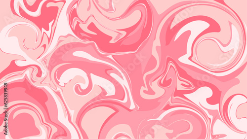 ピンクのマーブル模様