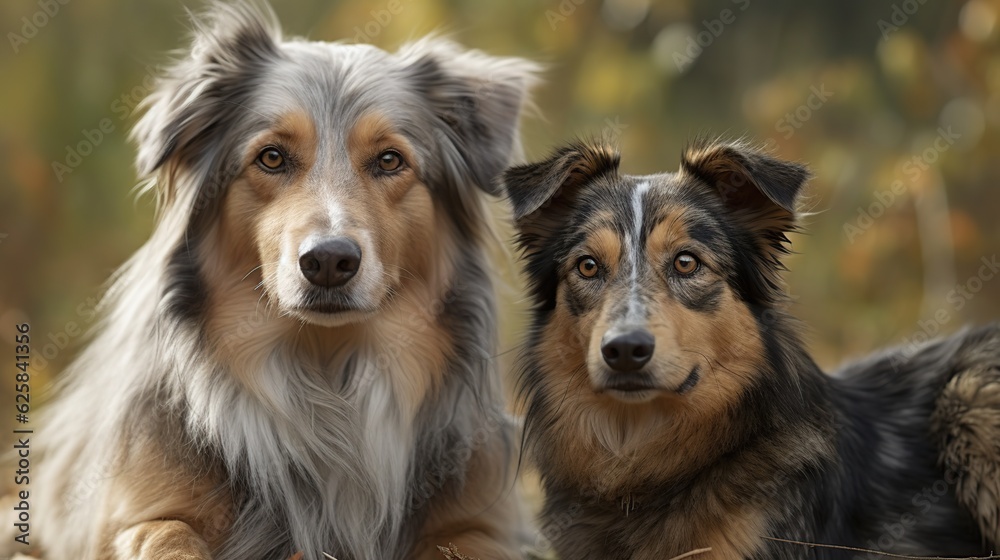 Two dogs, pet insurance policies. Generative AI