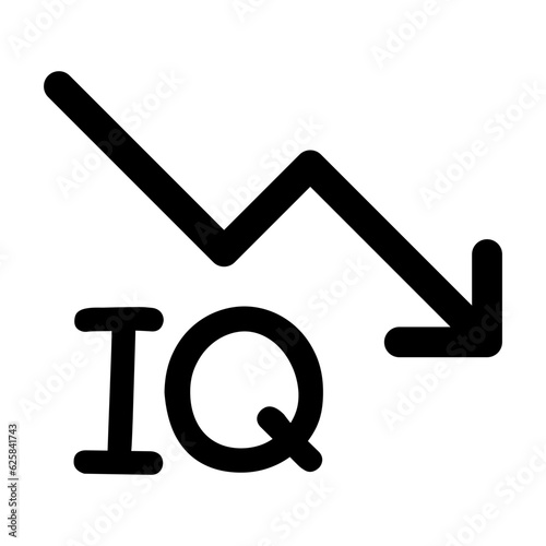 Low IQ icon