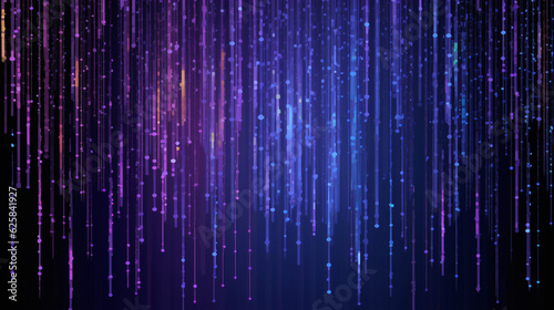 Abstract pixel rain background