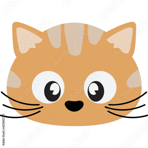 Cat Face Illustration