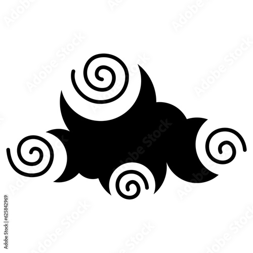 Decorative cloud icon
