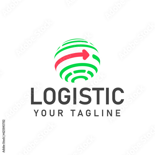 agency travel check business logo. transport, logistics delivery logo design. Fit to your Business or Company