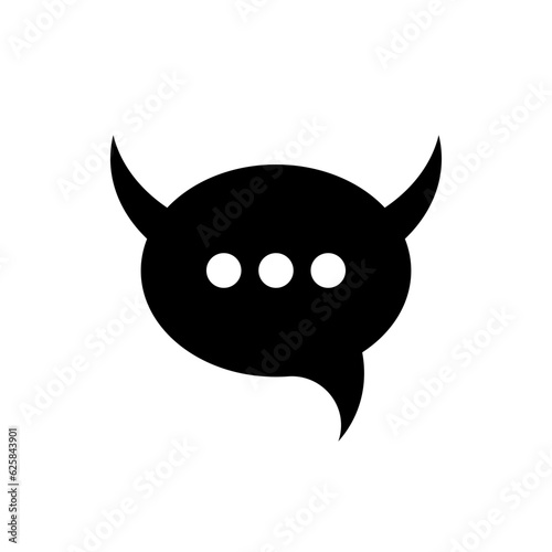 Bullying Icon. Bad Comments Symbol - Vector, Sign for Design, Presentation, Website or Apps Elements.