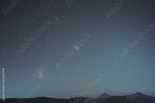 The sky is full of stars on the mountain. Milky Way. Astrophotography. © David
