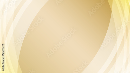 キラキラ輝く金色のウェーブのベクターフレーム