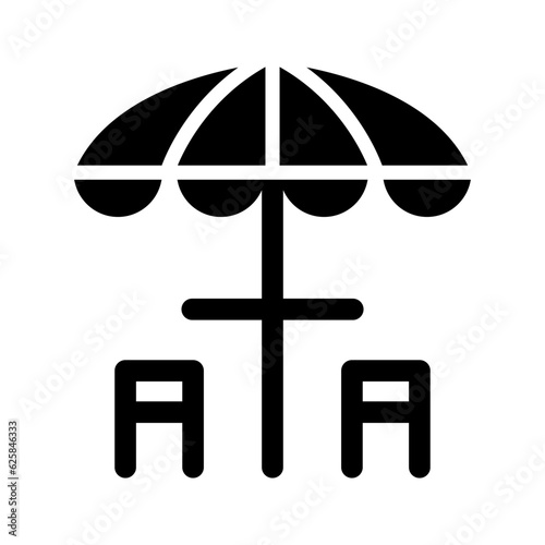 Outdoor seat icon