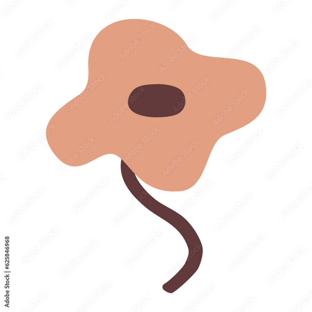 Cute Impasto Tulip Flower icon vector illustration asset element Cute Impasto Tulip Flower icon vector illustration asset element