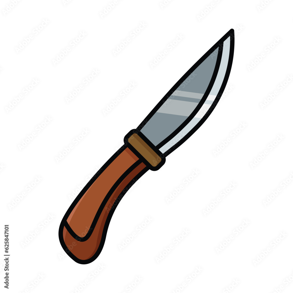 Fototapeta premium knife icon vector design template simple and modern