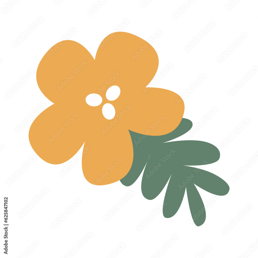 Cute Impasto Tulip Flower icon vector illustration asset element Cute Impasto Tulip Flower icon vector illustration asset element