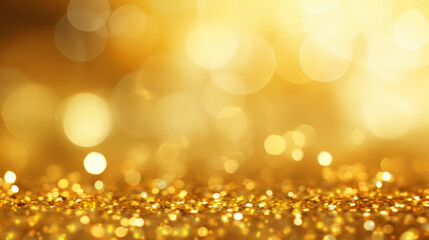 gold sparkle bokeh background.
