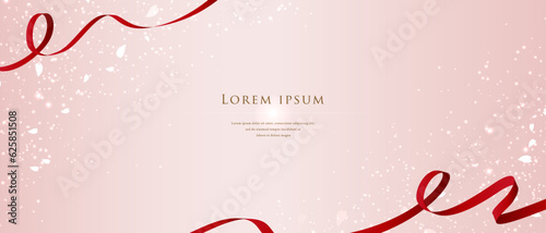 Gorgeous light grain and ribbon background