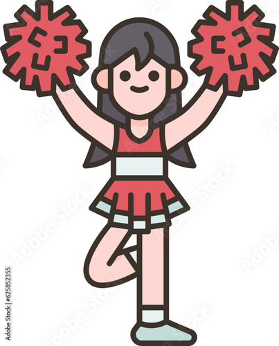 cheerleader  icon