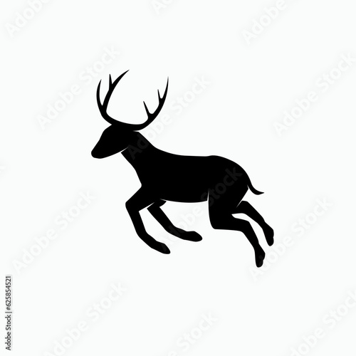 Deer Icon. Animal, Wildlife Symbol - Vector, Sign for Design, Presentation, Website or Apps Elements.