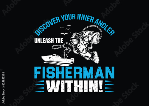 shirt design of catching,  Fishing vintage colorful prints, Fishing T-shirt design, shirt design of tuna fishing, typography vector fishing t-shirt design.