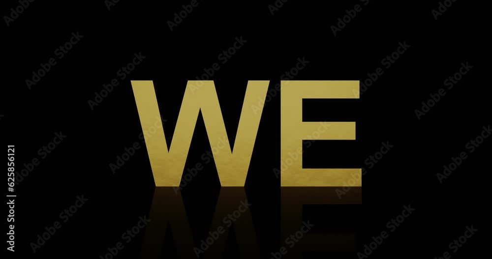 Unity in Community or Fellowship Golden Text 3D Animation