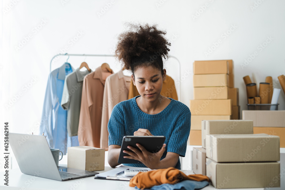 Online shopping concept, women shopping online is a form of electronic commerce from a seller over internet. Online shopping concept, women shopping online is a form of electronic commerce from a seller over internet.