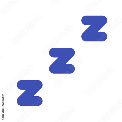 zzz sleep icon, snore icon, sleep icon button