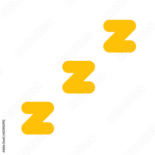 zzz sleep icon, snore icon, sleep icon button