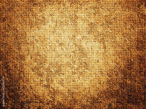 Brown background with golden reflections. Abstract pattern.